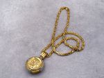 (LD4003N,KAB4004P) 14K Reversible Pendant & Square Byzantine Necklace*42Gms*Reg.$5000