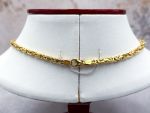 (LD4003N,KAB4004P) 14K Reversible Pendant & Square Byzantine Necklace*42Gms*Reg.$5000