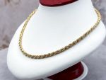 (LD4005N) 18K Solid Rope Necklace*30.7Gms*Reg.$5000