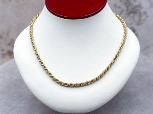 (LD4005N) 18K Solid Rope Necklace*Reg.$5000