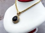 (LD4003N,KAB4004P) 14K Reversible Pendant & Square Byzantine Necklace*42Gms*Reg.$5000