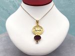 TAGLIAMONTE Designs (SH893P) 14K Venetian Cameo Pendant*Amethyst *Poseidon,Chimera* Reg.$1600