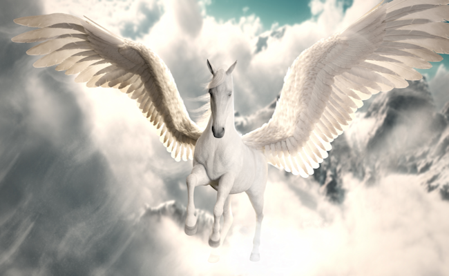 Pegasus in Flight