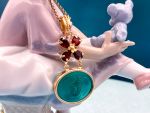 TAGLIAMONTE Designs (PN2880P) 925SS/YGP Venetian Cameo Pendant *Medusa*Reg.$250