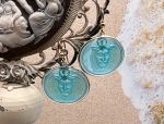 TAGLIAMONTE DESIGNS (LD3500) 18K Venetian Cameo Earrings*Rondanini Medusa*Reg.$1000