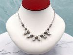 SAMUEL B *BJC* (AD3561N) 925SS, 14K Peridot Statement Necklace *Reg.$500