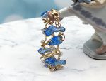 TAGLIAMONTE Designs (2122B) 925SS/YGP Venetian Cameo Bracelet *Sea Life Collection*Reg.$550