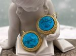 TAGLIAMONTE Designs (SH843B) 925SS/YGP Magnesite Cameo Bracelet *Mythology*Reg.$850