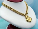 (LD3541N) 14K Heart's Desire Curb Link Necklace*BOLD*Reg.$4700