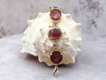 TAGLIAMONTE Designs (SH965B-AmyB) 925SS/YGP Venetian Cameo Bracelet *Cupid*Reg.$650