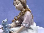 TAGLIAMONTE Designs (1936) 925SS/YGP Venetian Cameo Charm Bracelet*Reg.$325
