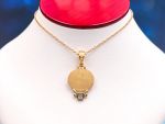 TAGLIAMONTE Designs (1900) 925SS/YGP Cameo Pendant *Aurora*Reg.$200