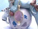 TAGLIAMONTE DESIGNS (HQCR051) 925SS/ YGP Venetian Cameo Pendant *Maened*Reg.$225