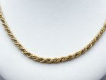 (LD4005N) 18K Solid Rope Necklace*30.7Gms*Reg.$5000