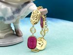 TAGLIAMONTE Designs (2295B) 925SS/YGP Venetian Cameo Bracelet *Aurora Chariot*Reg.$450