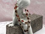 TAGLIAMONTE Designs (LD3549-Garnet)14K Gemstone By the Inch Necklace*Reg.$1795