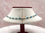 TAGLIAMONTE Designs (LD3549-S.B.Turquoise)14K Gemstone By the Inch Necklace*Reg.$1895