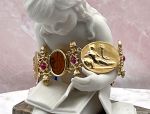 TAGLIAMONTE Designs (LD3555B) 18K Venetian Intaglio Bracelet *Reg.$4200