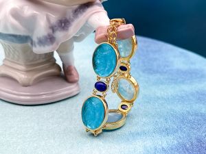 TAGLIAMONTE Designs (PN2887B) 925SS/YGP Venetian Cameo Bracelet *Lion*Reg.$650
