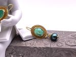 TAGLIAMONTE DESIGNS (LDM4865)14K YG Venetian Cameo + Pearl Earrings *Psyche + Amore*
