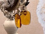 TAGLIAMONTE DESIGNS (LD3502) 18K Venetian Cameo Earrings*Dancing Muse*Reg.$1000