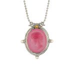TAGLIAMONTE Designs (Q19002) 925SS /18K Cameo Necklace *Ceres*