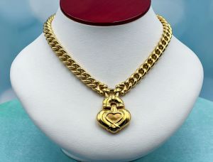 (LD3541N) 14K Heart's Desire Curb Link Necklace*BOLD*Reg.$4700