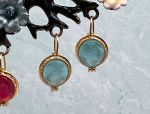TAGLIAMONTE Designs (1641,1643,1644) 925SS/YGP Venetian Cameo Earrings *Busy Bee*Reg.$170