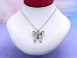 SAMUEL B *BJC* (2005) 925 SS Butterfly Shaped Pendant *Abalone*