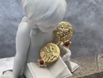 TAGLIAMONTE Designs (SH585) 18K Cameo Earrings *Apollo w/ Chariot and Horses*Reg.$1790