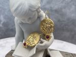 TAGLIAMONTE Designs (SH585) 18K Cameo Earrings *Apollo w/ Chariot and Horses*Reg.$1790