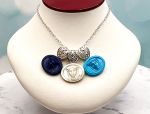 TAGLIAMONTE (1803,1804,1805) 925SS Gemstone Cameo Pendant*Medusa*Reg.$160