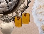 TAGLIAMONTE DESIGNS (LD3502) 18K Venetian Cameo Earrings*Dancing Muse*Reg.$1000