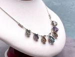 SAMUEL B *BJC* (59397N) 925SS  Multi-Gemstone Statement Necklace *Reg.$650*