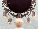 TAGLIAMONTE Designs (2033E) 925SS/YGP Intaglio Earrings*Reg.$325