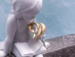14K Yellow Gold Heart Shaped Pendant / Slide (LDM 2324)