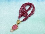 TAGLIAMONTE Designs (PN2936N) 925SS/YGP Venetian Cameo Statement Necklace*Venus*Reg.$600