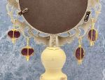 TAGLIAMONTE Designs (2013E,2015E) 925SS/YGP Venetian Intaglio Earrings*Reg.$180