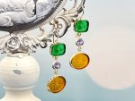 TAGLIAMONTE Designs (2233E) 925SS/YGP Double Drop Cameo Earrings *Reg.$280