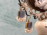 TAGLIAMONTE Designs (2033E) 925SS/YGP Intaglio Earrings*Reg.$325