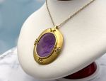 TAGLIAMONTE Designs (PN2840N) 925SS /YGP Venetian Pendant *Ceres*Reg.$325