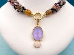 TAGLIAMONTE Designs (PN2939N) 925SS/YGP Venetian Cameo Statement Necklace*Venus*Reg.$600