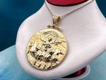 TAGLIAMONTE Designs (2218P) 925/YGP Cameo Pendant *Apollo*Reg.$400