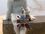 TAGLIAMONTE Designs (1373) 925SS / YGP Venetian Cameo Pendant *Reg.$240
