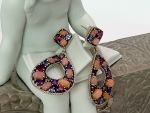 SAMUEL B *BJC* (55658E) 925SS Muilti-gemstone Earrings