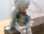TAGLIAMONTE Designs (1393) 925SS/YGP Venetian Cameo Pendant*Reg.300