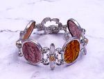 TAGLIAMONTE Designs (1580) 925SS,14K Venetian Cameo Bracelet *Limited Edition*Reg.$1000