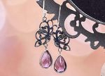 SAMUEL B *BJC* (59872E.A) 925SS /18K Amethyst Butterly Earrings *Reg.$165*