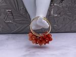 TAGLIAMONTE Designs (HQ0086) 925SS/YGP Multi Coral Ring*Reg.$130