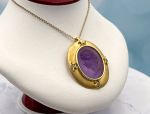 TAGLIAMONTE Designs (PN2840N) 925SS /YGP Venetian Pendant *Ceres*Reg.$325